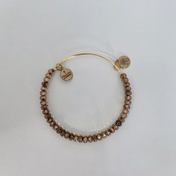 Alex and Ani bundle of three gold beaded bangles - Picture 5 of 7